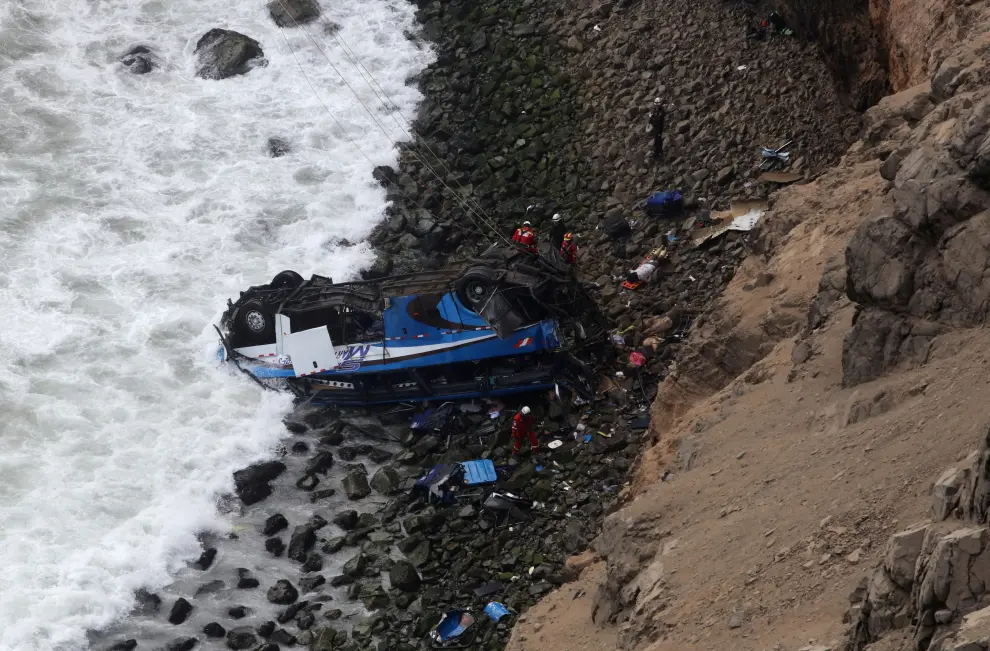 Accidente de autobús en Perú