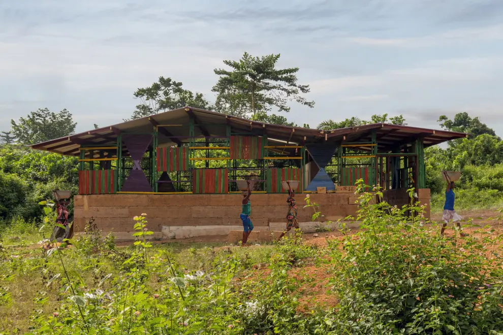 Una escuela para Ghana, el proyecto solidario de un arquitecto de Zaragoza