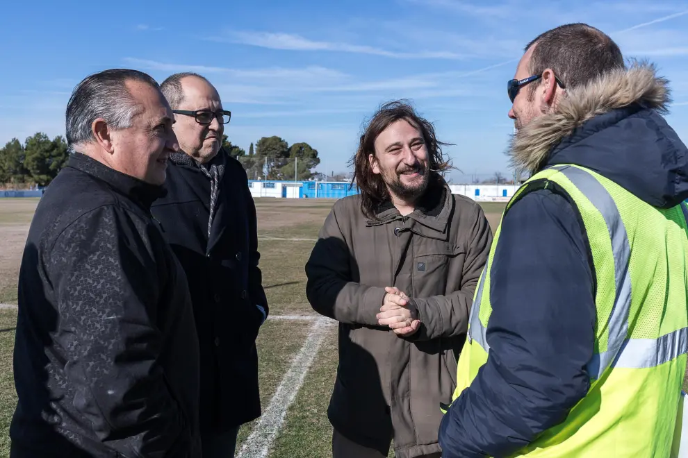 Comienzan las obras para reformar el Campo Municipal de Fútbol de Casetas