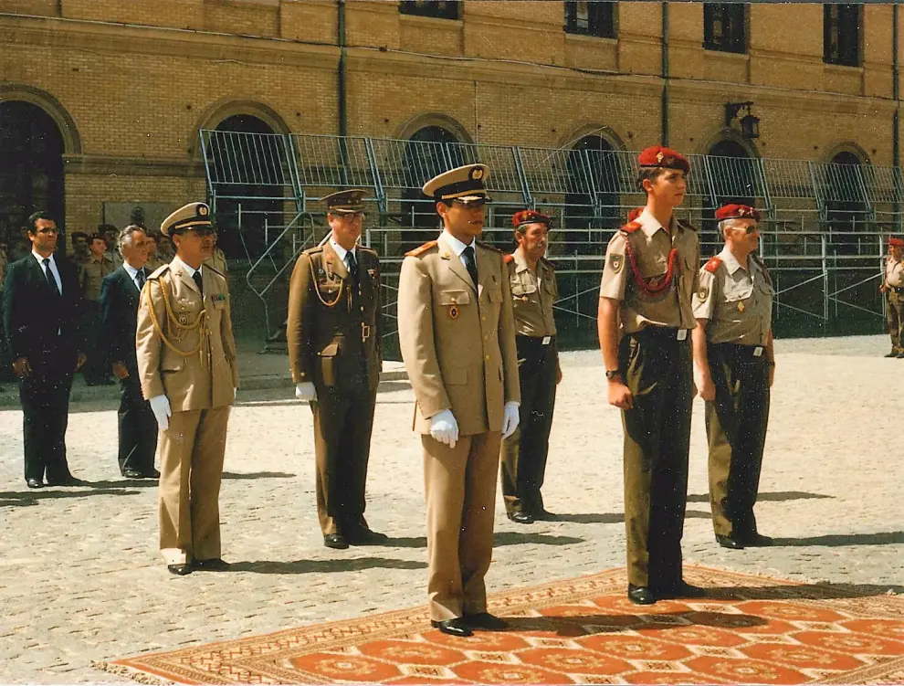 Visita del príncipe Mohamed de Marruecos a la Academia el 27 de junio de 1986.