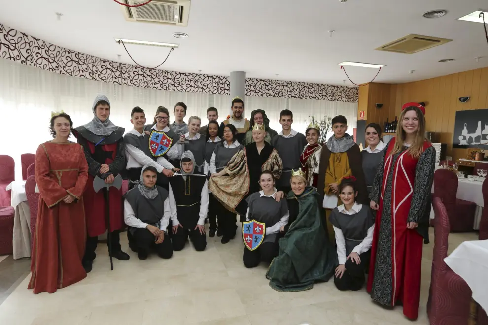 Jornadas gastronómicas 'La cocina en la Corona de Aragón' en la Escuela de Hostelería San Lorenzo de Huesca.