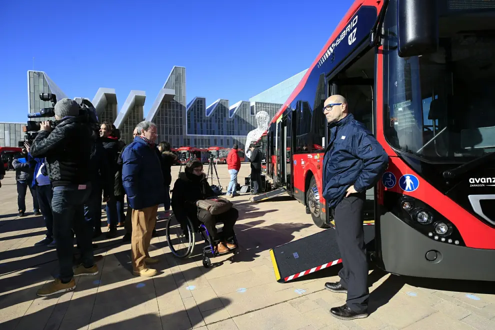 Nuevos autobuses híbridos en Zaragoza