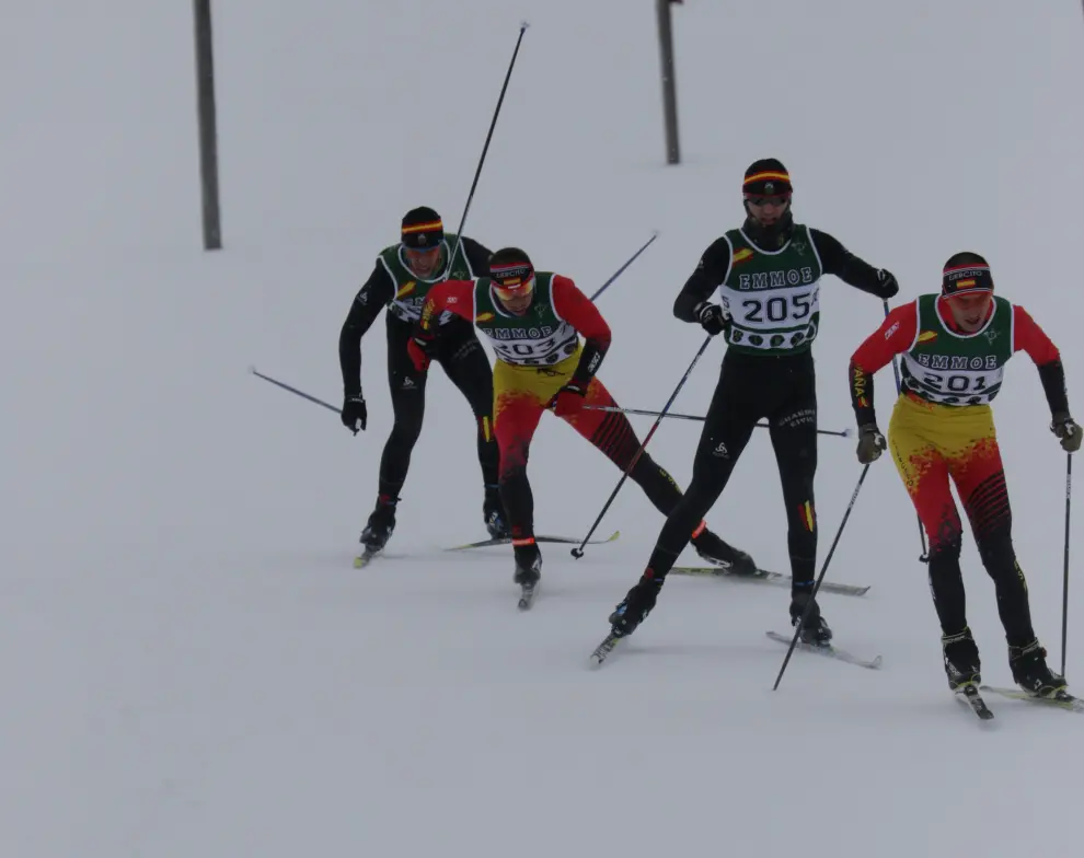 Candanchú acoge los Campeonatos Nacionales Militares de Esquí