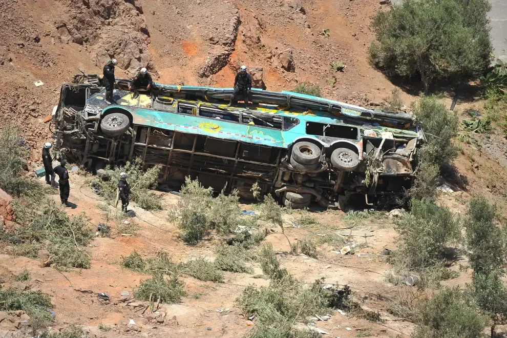 Accidente de autobús en Perú.