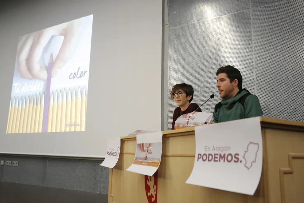 Asamblea de Podemos en Zaragoza