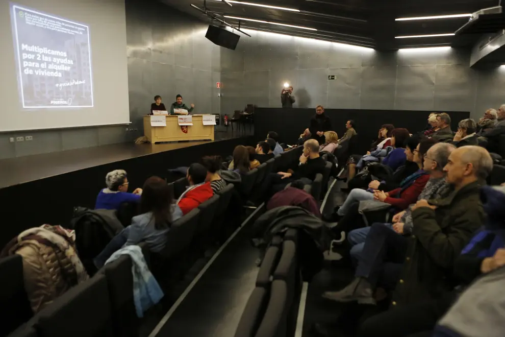 Asamblea de Podemos en Zaragoza