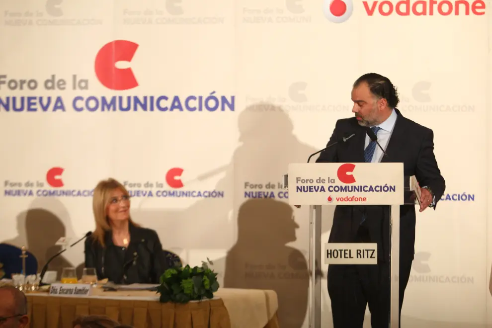 Fernando de Yarza López Madrazo, en la presentación de Encarna Samitier en el Foro de la Nueva Comunicación en el Ritz