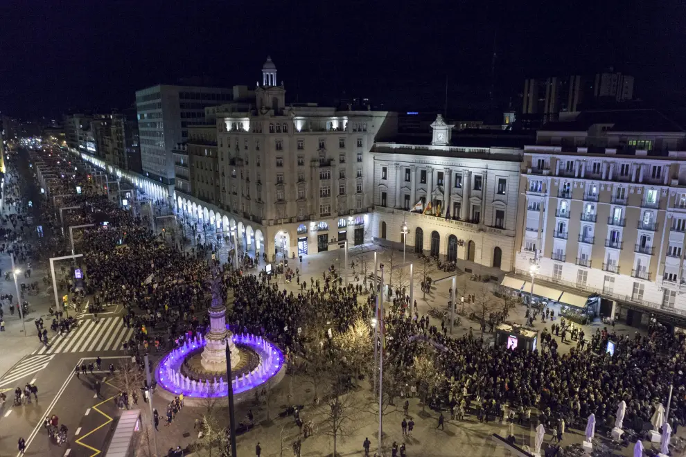 Manifestación del Día de la Mujer en Zaragoza