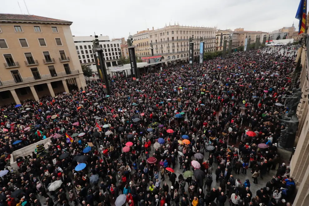 Manifestación de pensionistas en Zaragoza