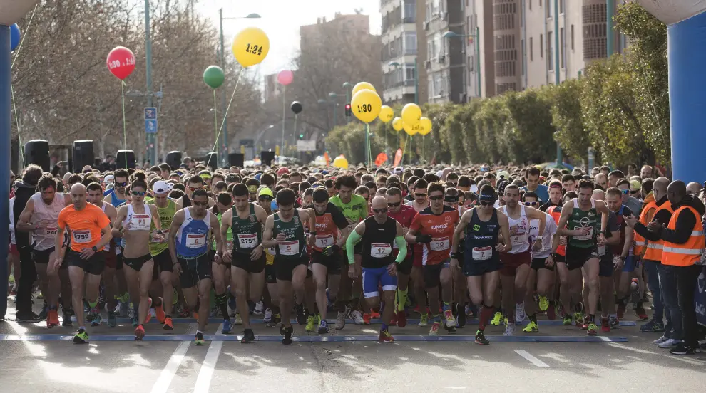 Media Maratón de Zaragoza en 2018