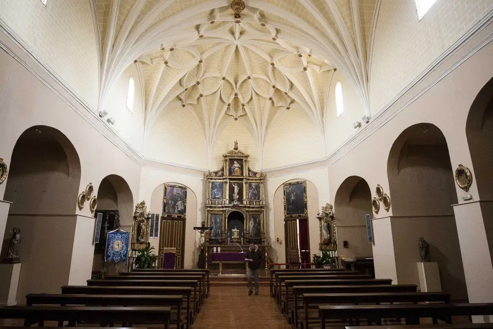 Interior de la iglesia de la Asunción.