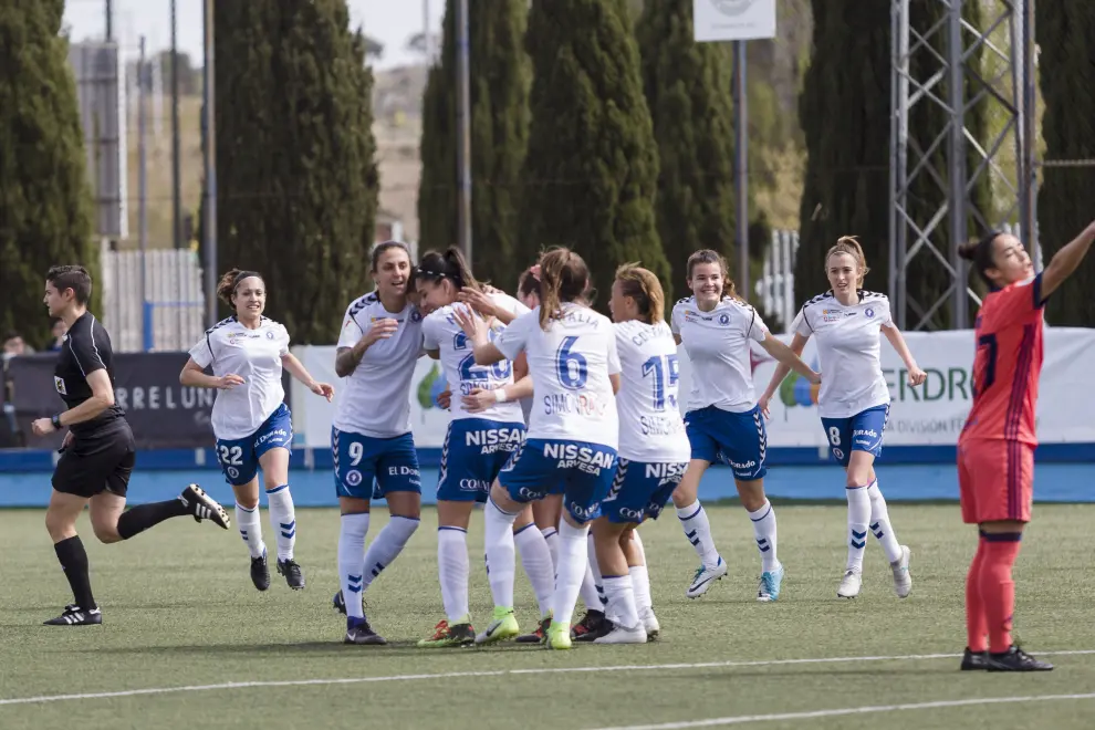 Partido del Zaragoza Femenino contra la Real Sociedad