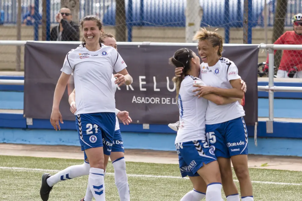 Partido del Zaragoza Femenino contra la Real Sociedad