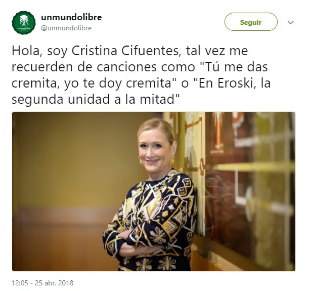 Las redes tiran de humor para tratar el vídeo del robo de Cristina Cifuentes
