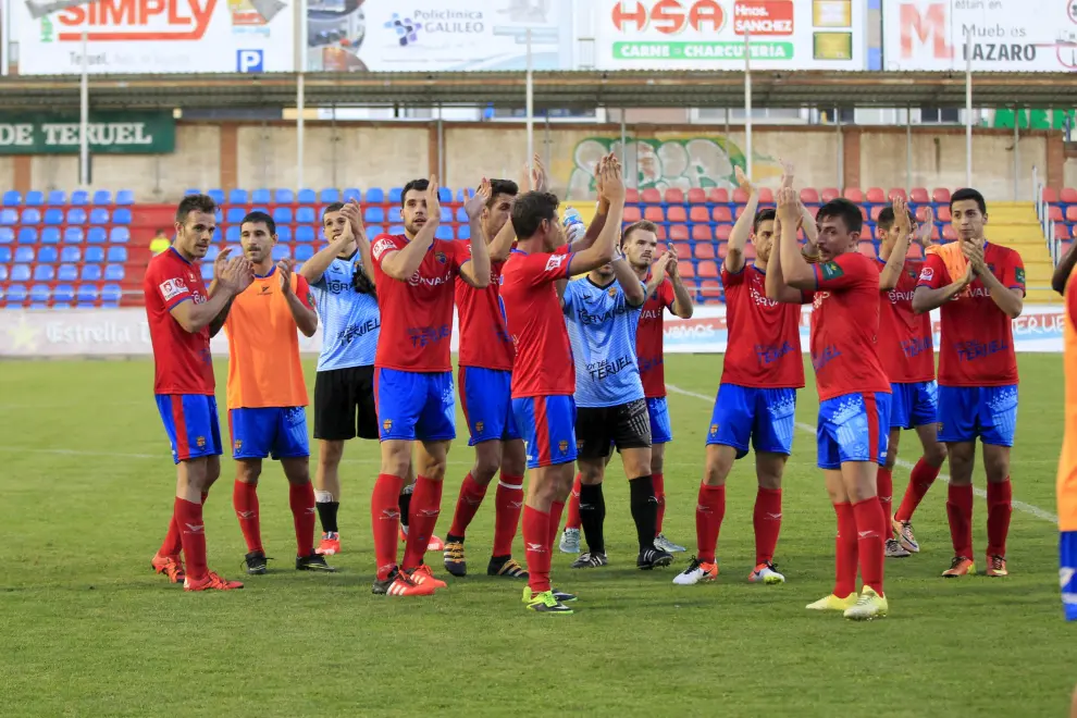 Imagen de la final autonómica Copa RFEF entre el CD Teruel y la SD Ejea.