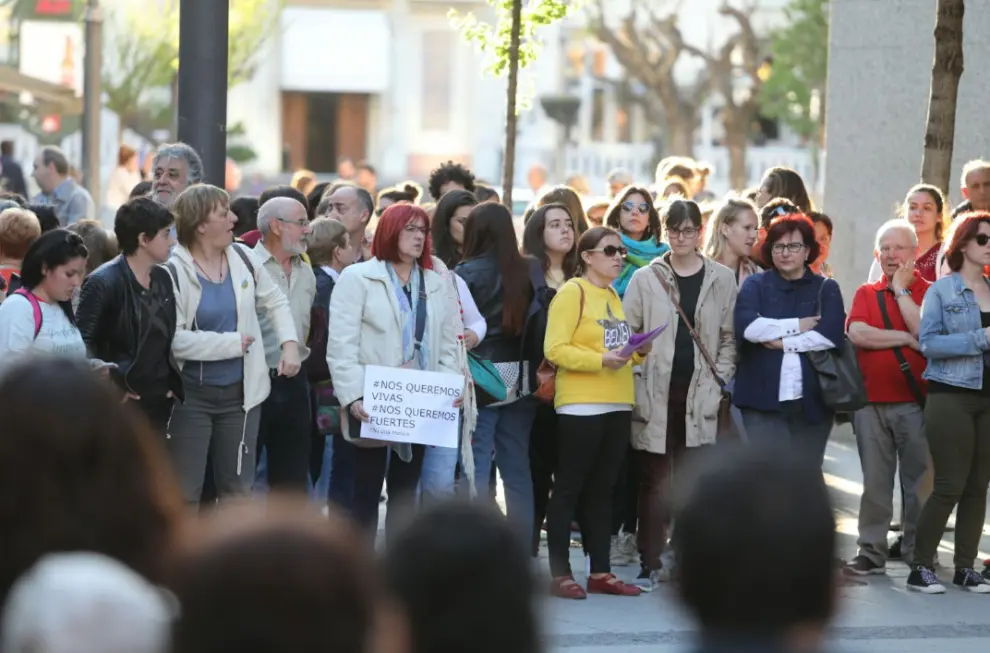 Protesta en Huesca
