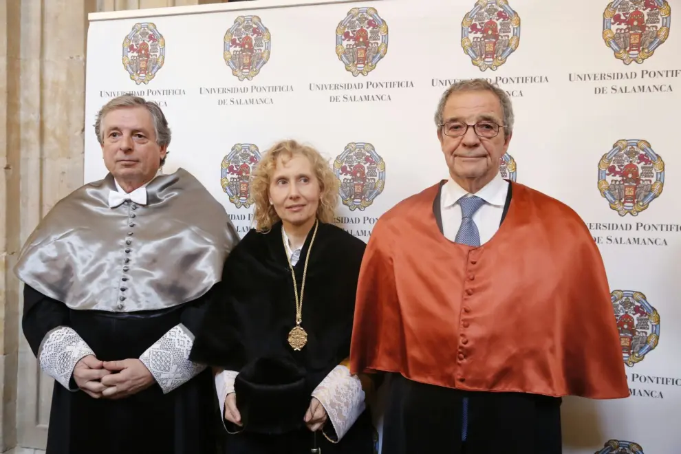César Alierta, doctor honoris causa por la Universidad Pontificia de Salamanca