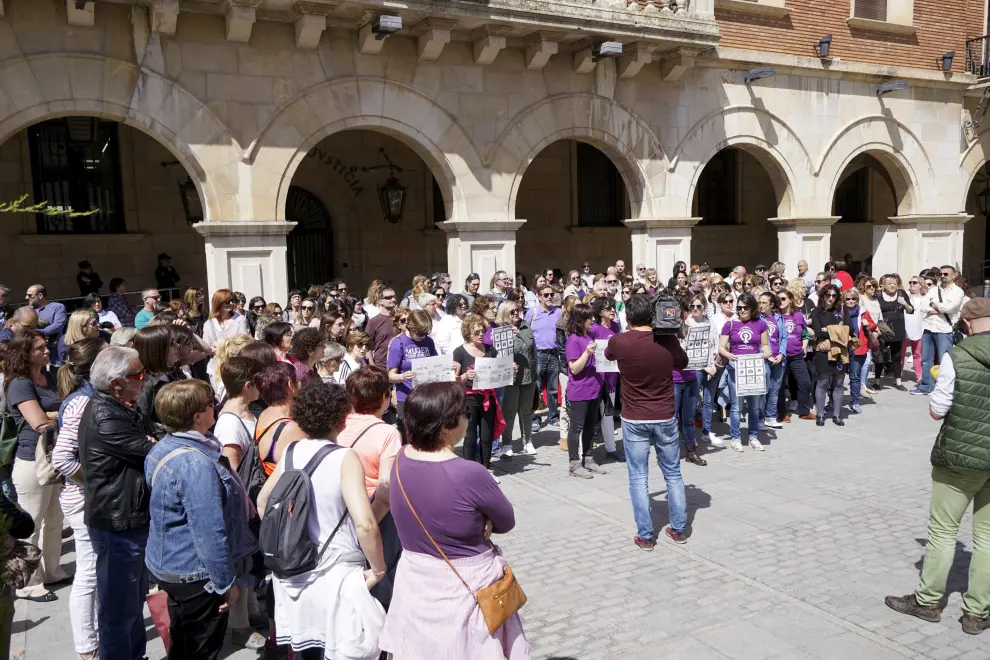 Concentración en Teruel contra la sentencia a los miembros de La Manada