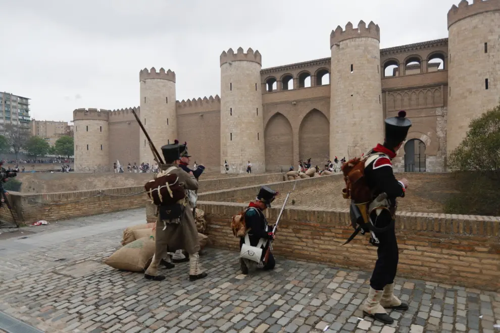 La Aljafería, último escenario de la Recreación Histórica de los Sitios de Zaragoza