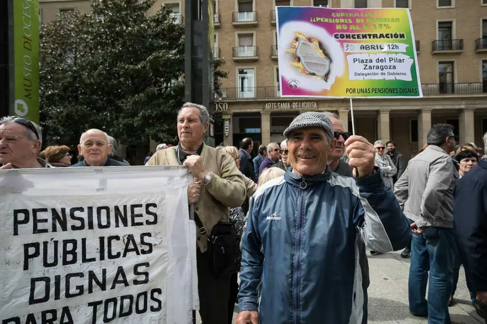 Protesta por las pensiones
