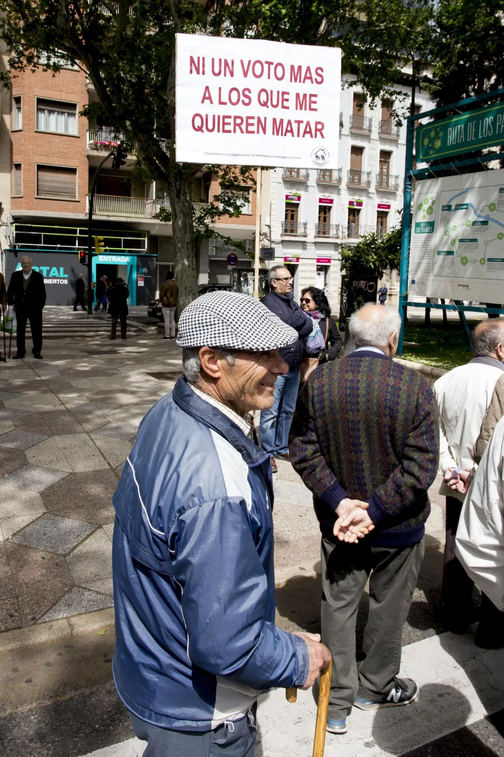 Nueva protesta Zaragoza "contra las pensiones de miseria"