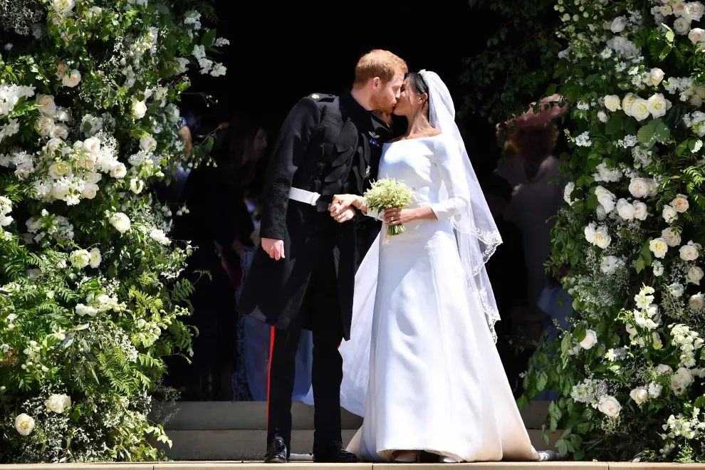 El príncipe Enrique y Meghan Markle se dan el "sí, quiero"