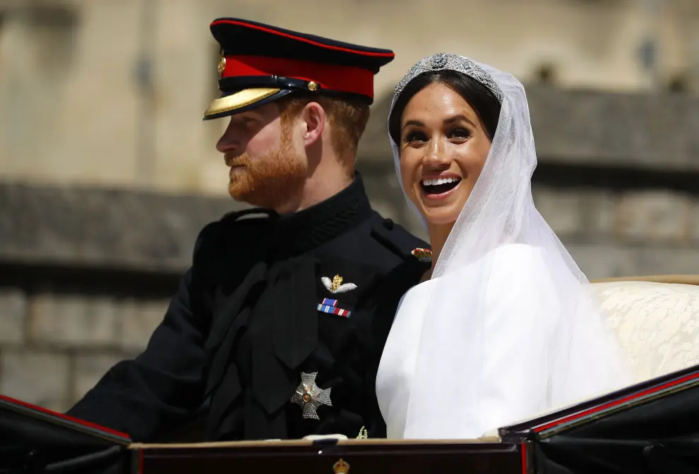 El príncipe Enrique y Meghan Markle se dan el "sí, quiero"
