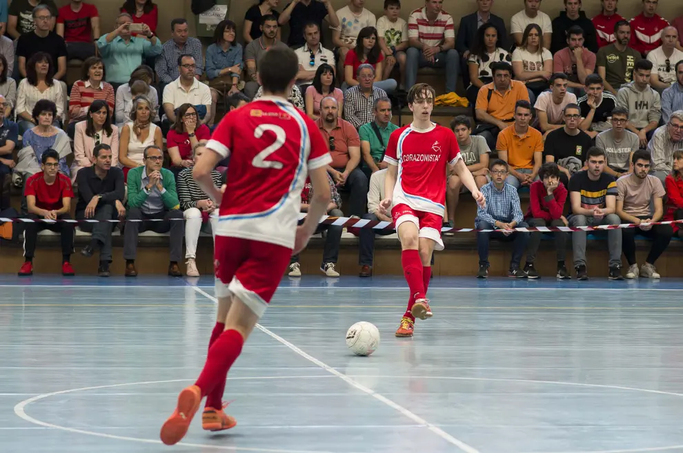 Fútbol sala. Campeonato España Juveniles- Corazonistas vs. Malta 97.