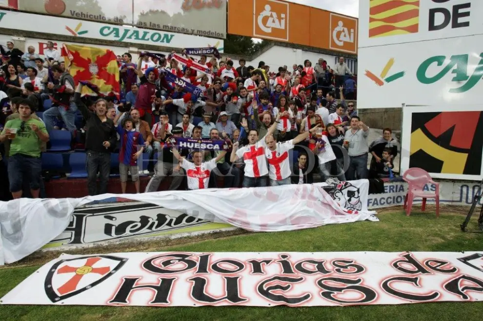 Derbi entre la SD Huesca y el Real Zaragoza disputado en El Alcoraz el 9 de mayo de 2009 | Rafael Gobantes