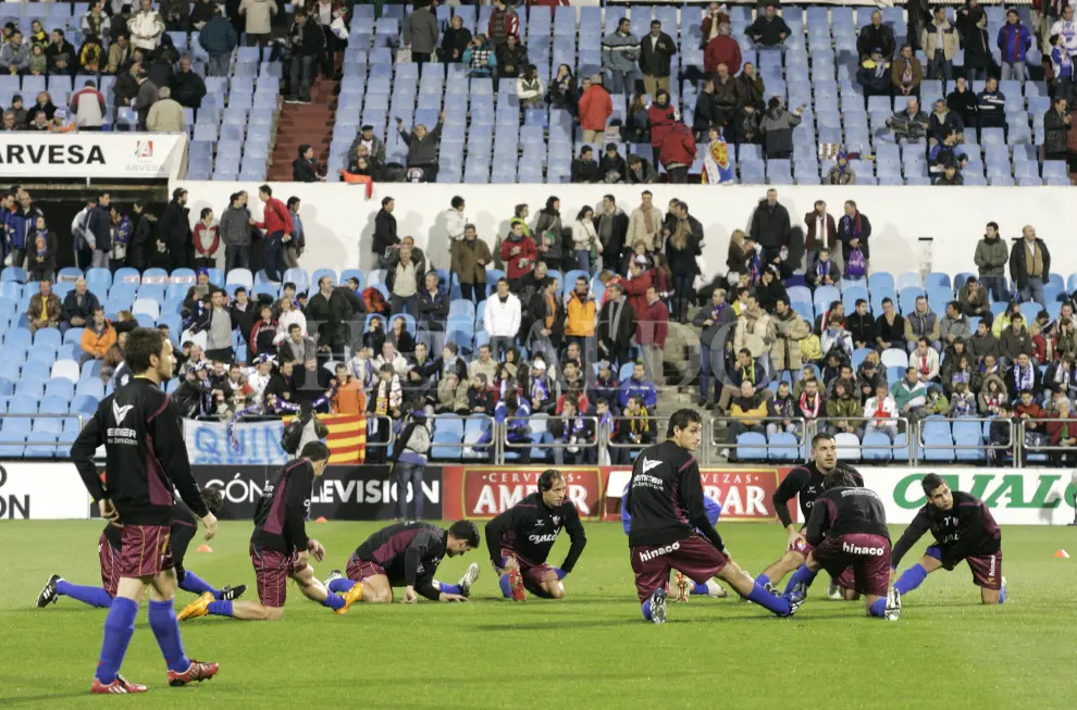 Derbi en Segunda División entre el Real Zaragoza y la SD Huesca el 6 de diciembre de 2008. | Juan Carlos Arcos