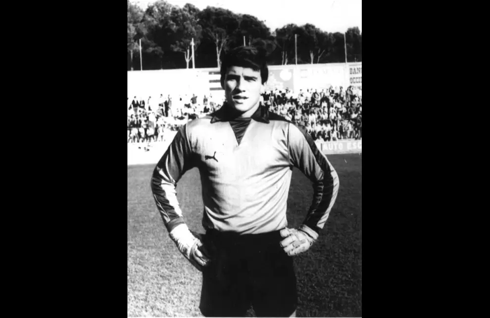 Paco Buyo defendió la portería de la SD Huesca en la temporada 77-78 | Foto Uri