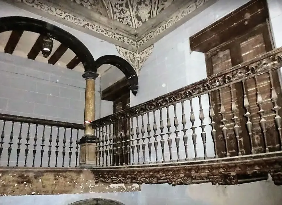 Interior del Palacio de Villafranca de Ebro.