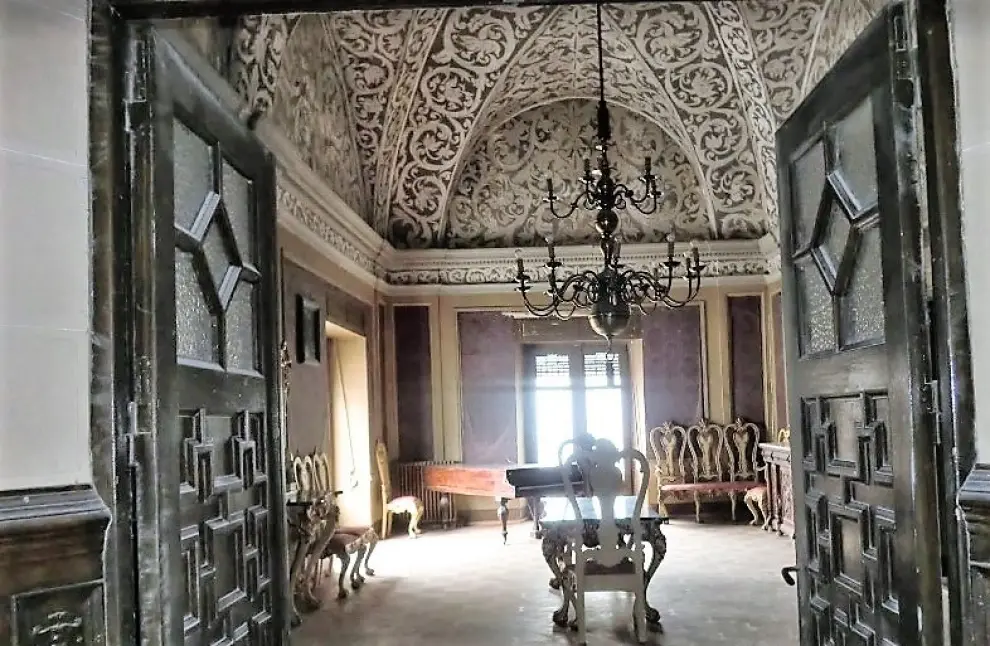 Interior del Palacio de Villafranca de Ebro.