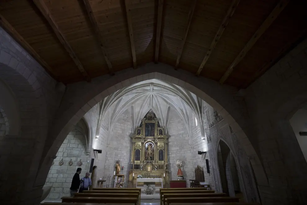 Interior de la Iglesia de San Sebastián