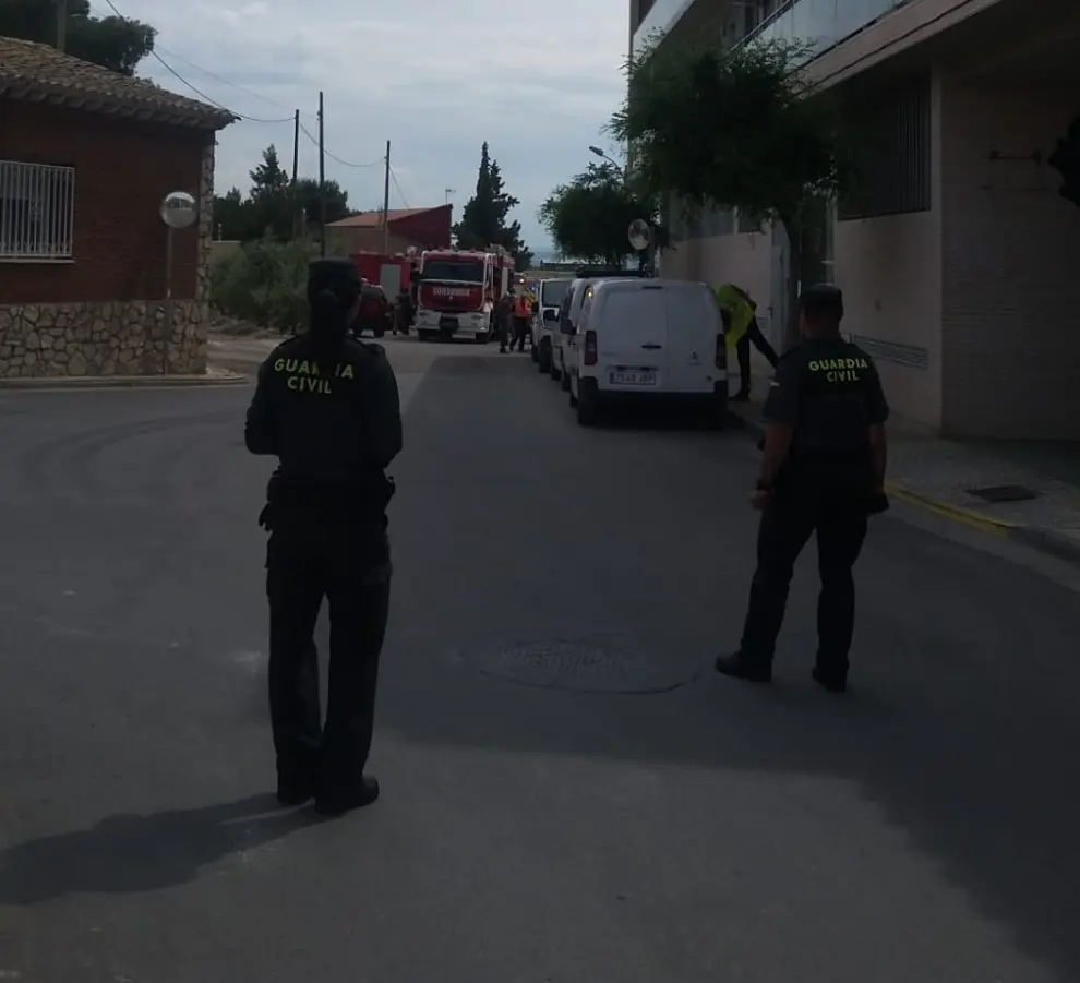 Fuga de gas en Villamayor de Gállego