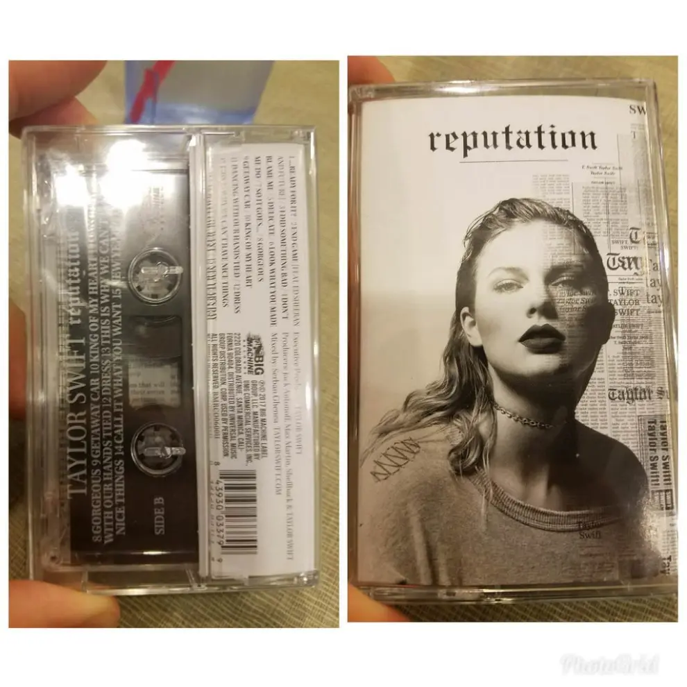 Taylor Swift eligió el casete como formato limitado de su álbum 'Reputation'.
