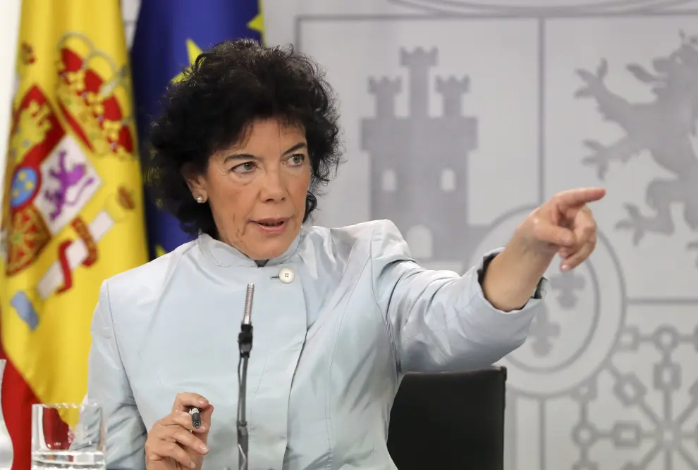 La nueva ministra de Educación y Portavoz del Ejecutivo, Isabel Celáa