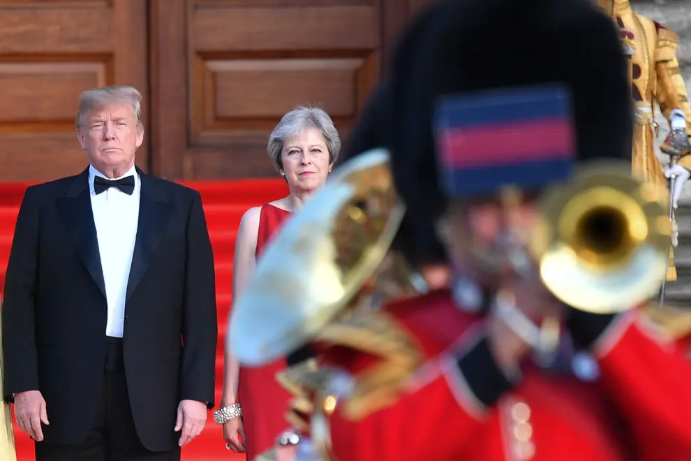 Trump visita Inglaterra