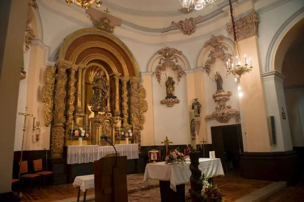 Altar mayor de la iglesia de San Cosme y San Damián