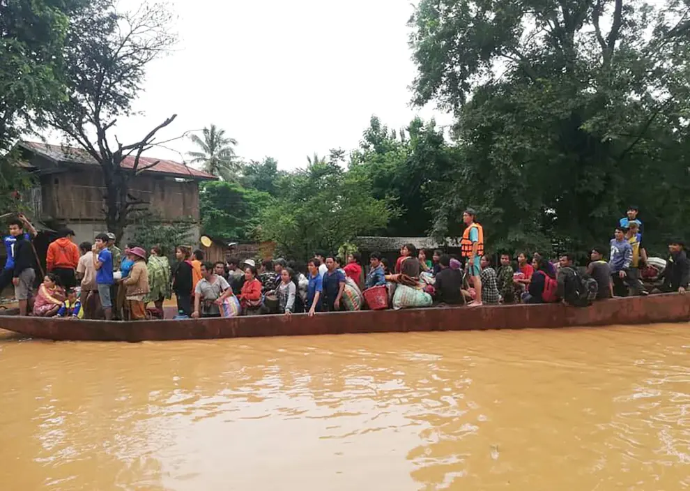 Inundación en Laos