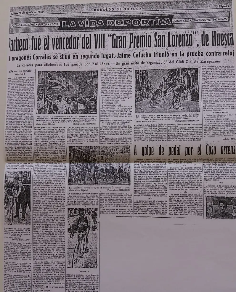 130 años de historia del Gran Premio San Lorenzo de ciclismo