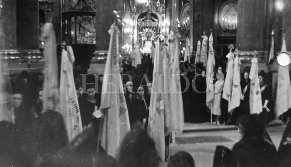 Peregrinación de la Juventud Femenina de Acción Católica Española, el 17 de septiembre de 1939