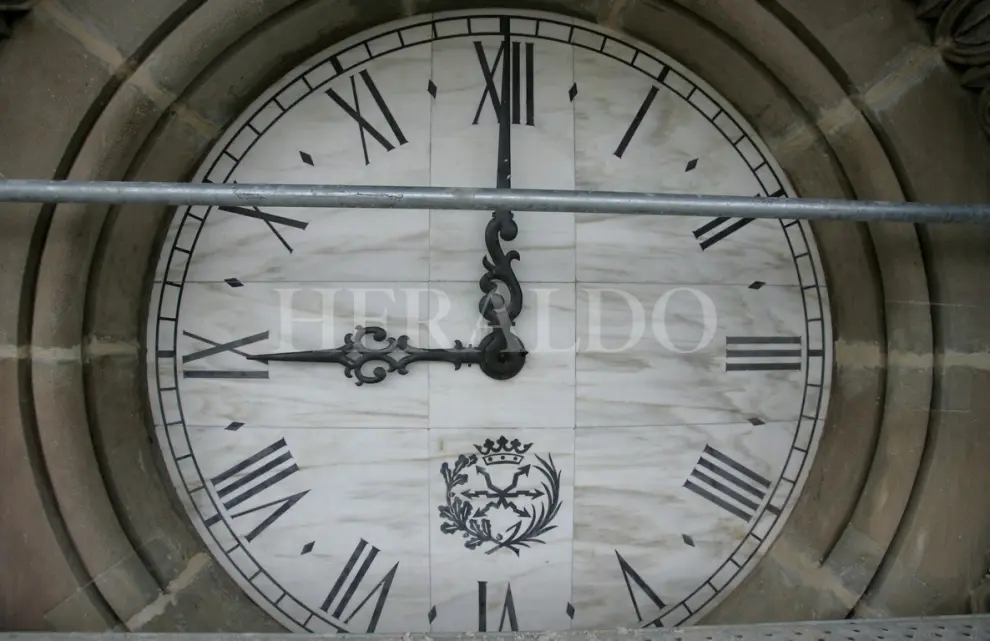 El reloj, restaurado también en 2008