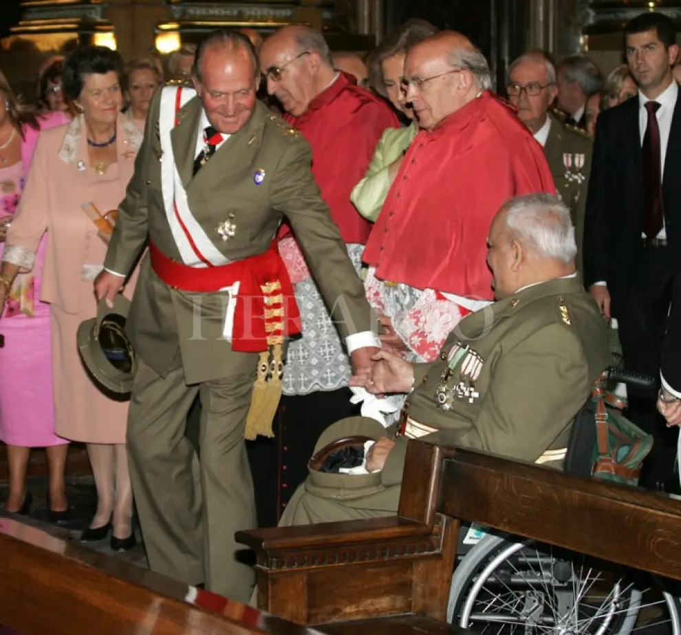 En octubre de 2005 el rey Juan Carlos I realiza una visita a la basílica durante su viaje a Zaragoza para celebrar el 50º aniversario de su promoción en la Academia General Militar