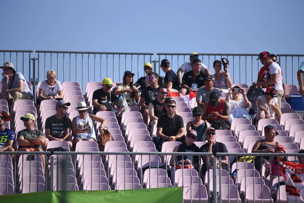 Entrenamientos en Motorland Alcañiz para el Gran Premio de Aragón de MotoGP
