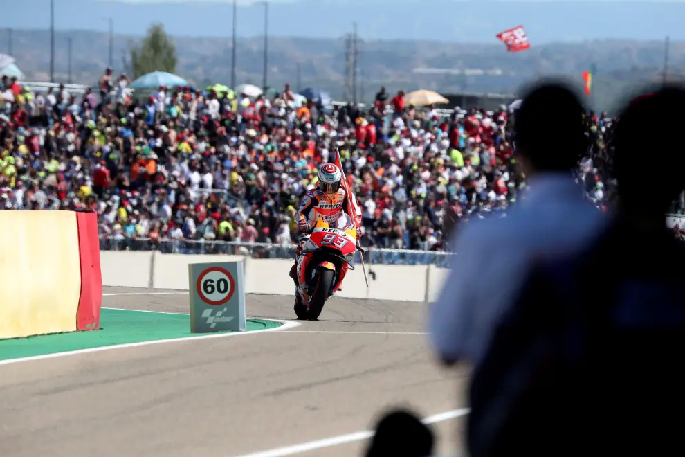 Marc Márquez gana el GP Aragón de Moto GP