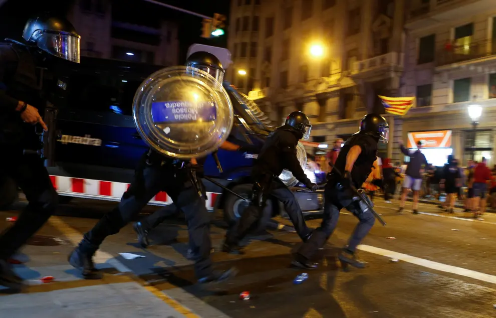 Manifestación independentista en Barcelona