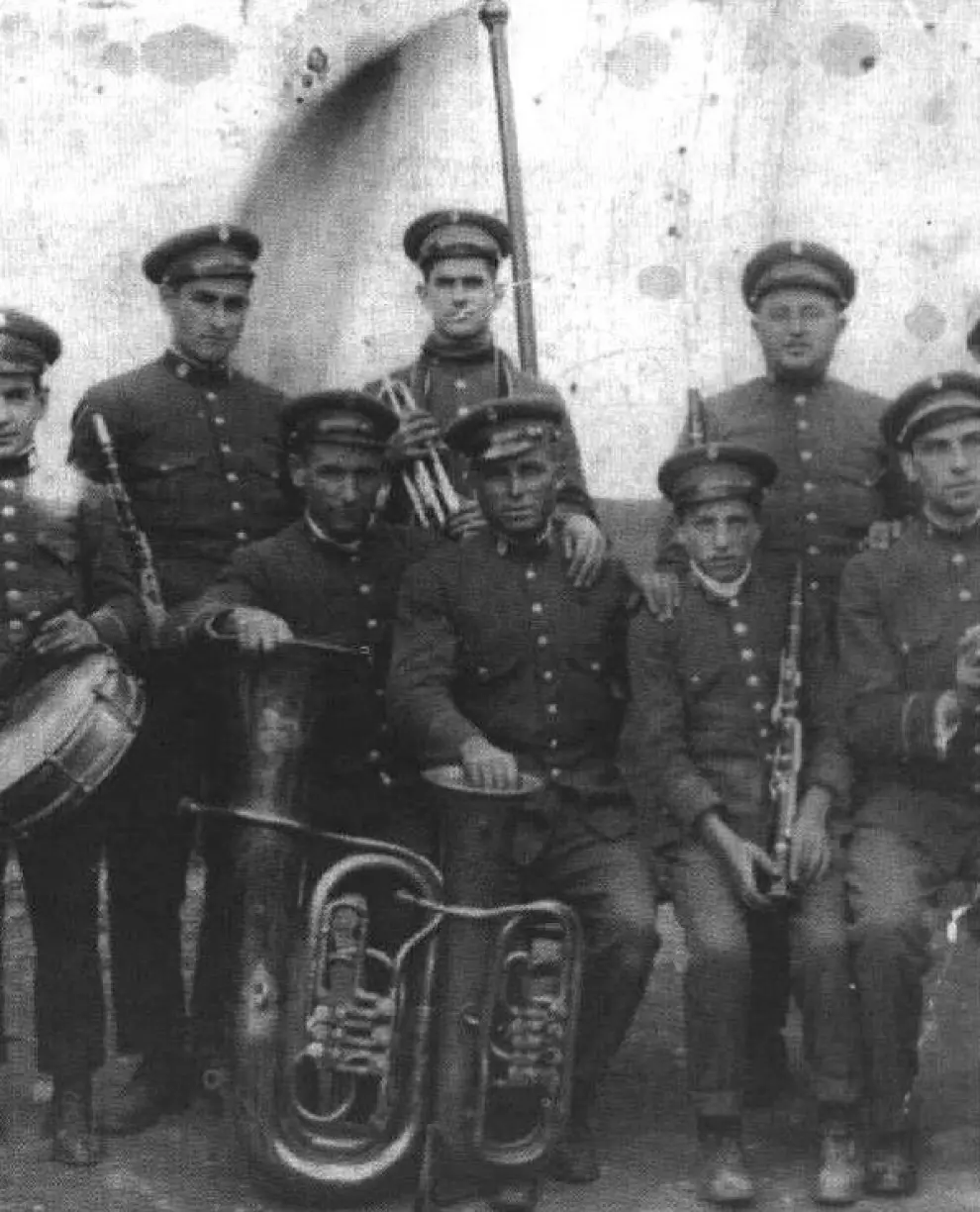 Banda de música de Pedrola. Principios del siglo XX.