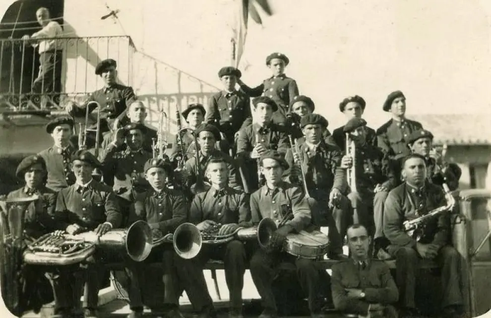 Banda de música de Pedrola. Años 30 del siglo XX.