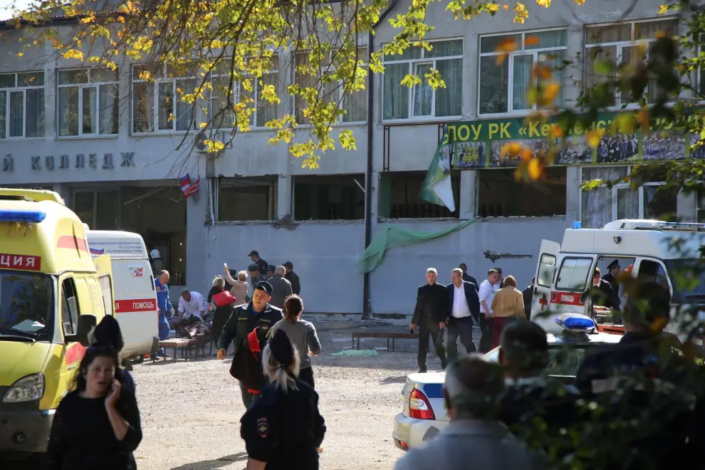Ataque en un colegio de Crimea